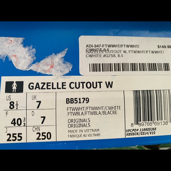 Adidas Gazelle Cutout - Picture 5 of 5